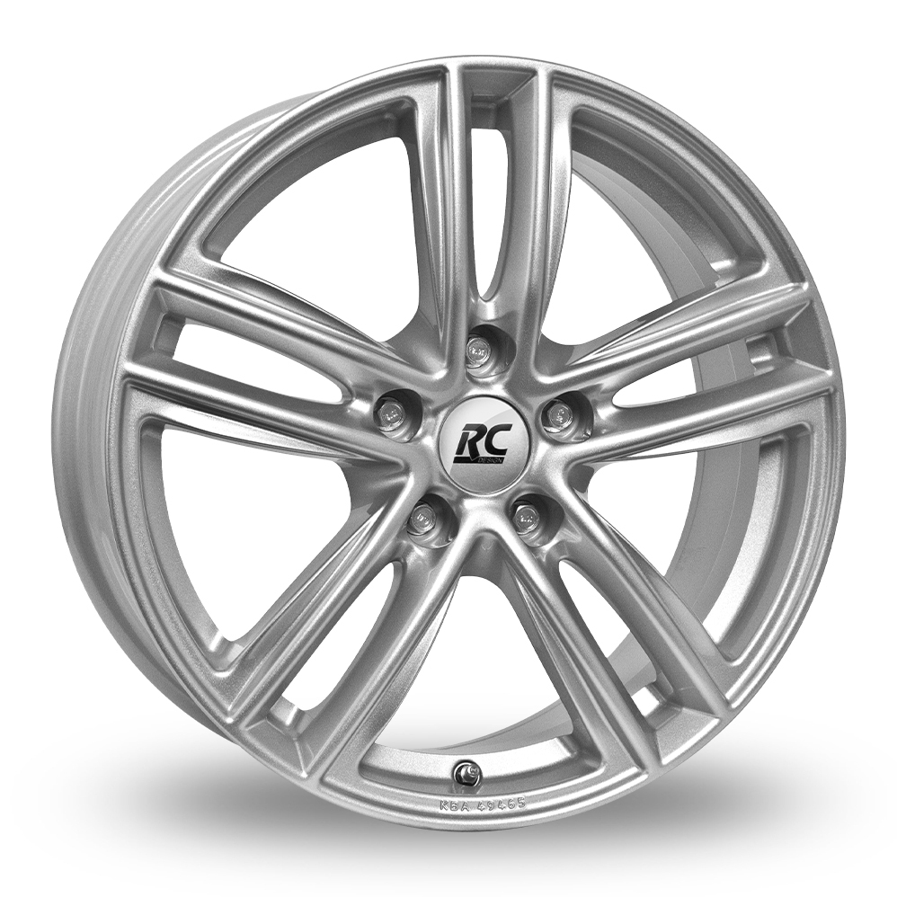 18 Inch RC Design RC27 Silver Alloy Wheels