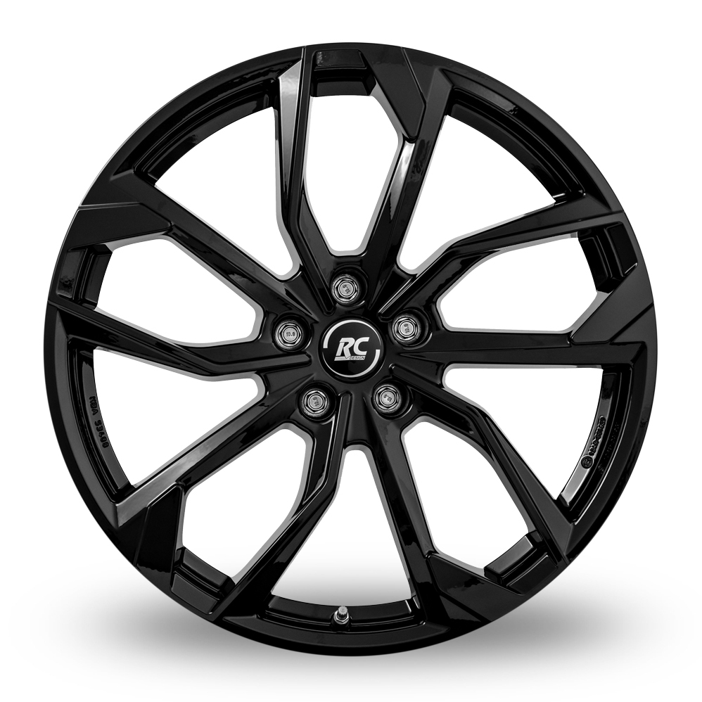 16 Inch RC Design RC34 Gloss Black Alloy Wheels