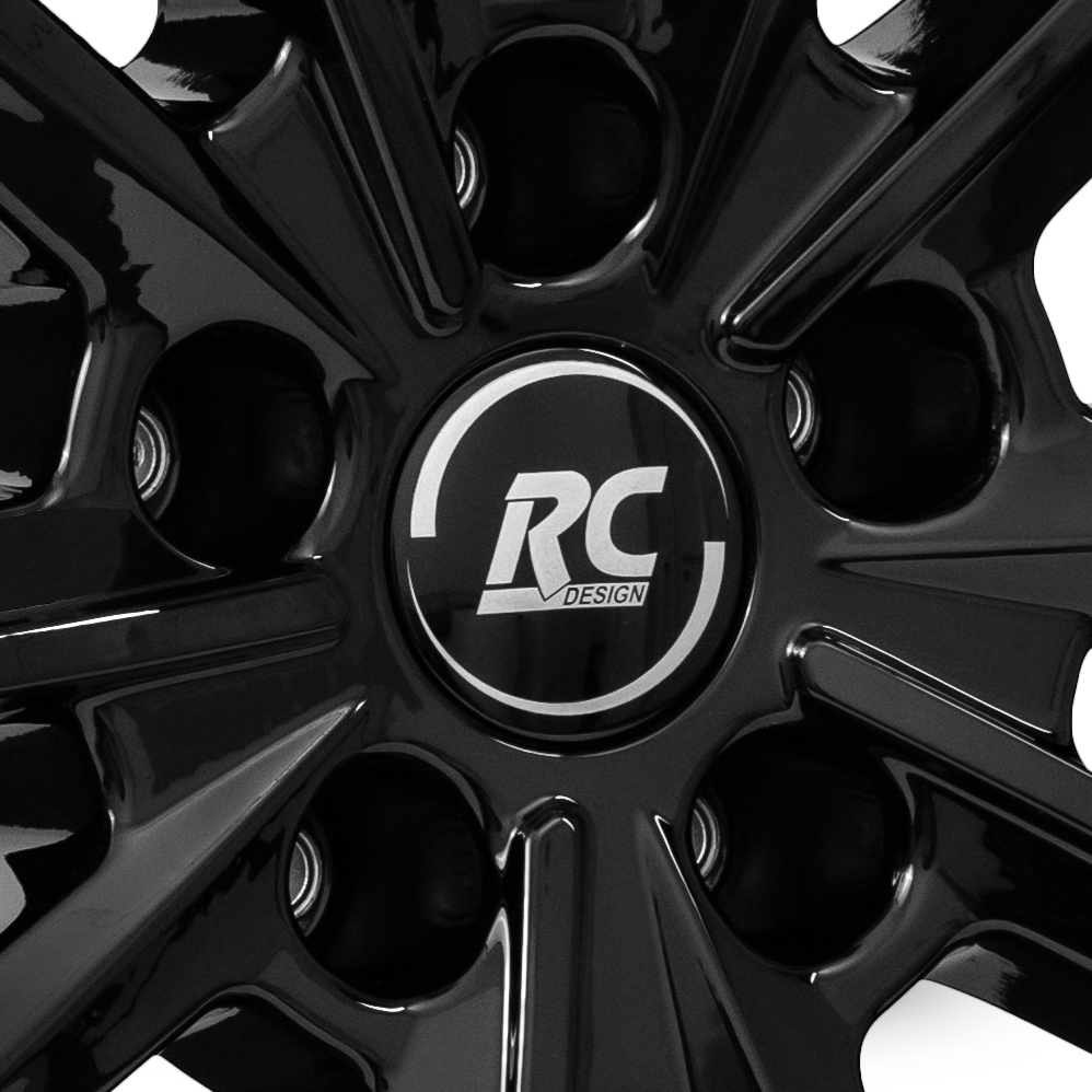 17 Inch RC Design RC34 Gloss Black Alloy Wheels