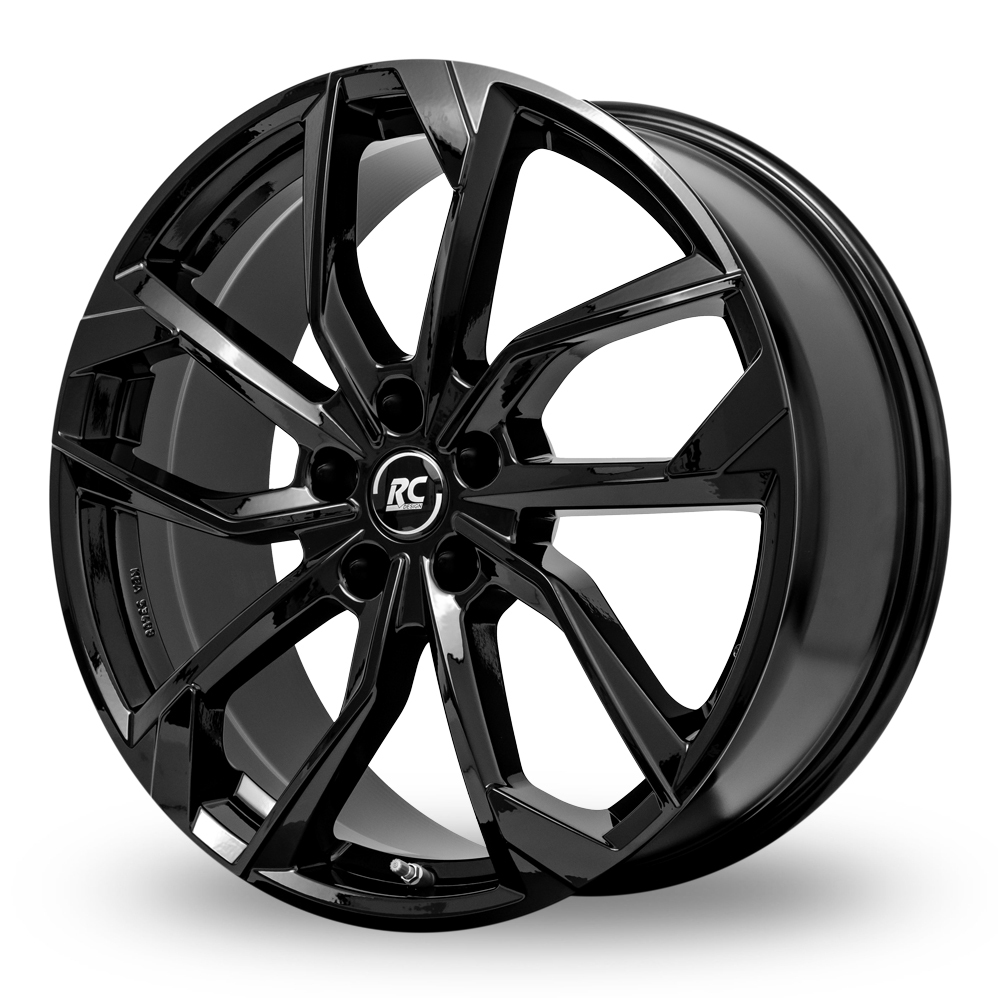 16 Inch RC Design RC34 Gloss Black Alloy Wheels